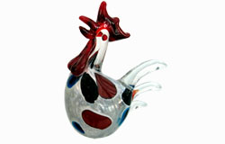 Murano Glass Cock BBJ-1281B