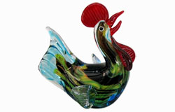 Murano Glass Cock BBJ-1287A