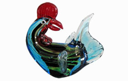 Murano Glass Cock BBJ-1291A