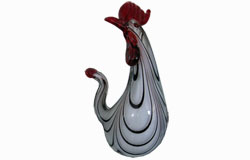 Murano Glass Cock BBJ-1297B