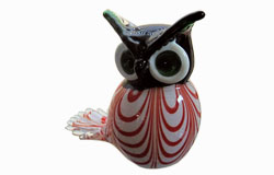 Murano Glass Owl BBJ-1288B