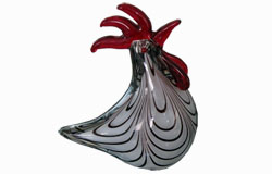 Murano Glass Cock BBJ-1297A