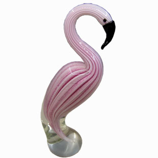 Glass Flamingo