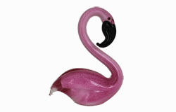 Glass Flamingo