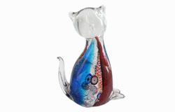 Murano Glass Cat BZS028
