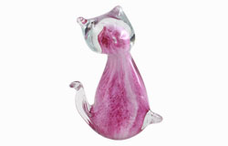Murano Glass Cat BZS025