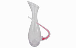 Glass Wine Decanter BZS355Pink